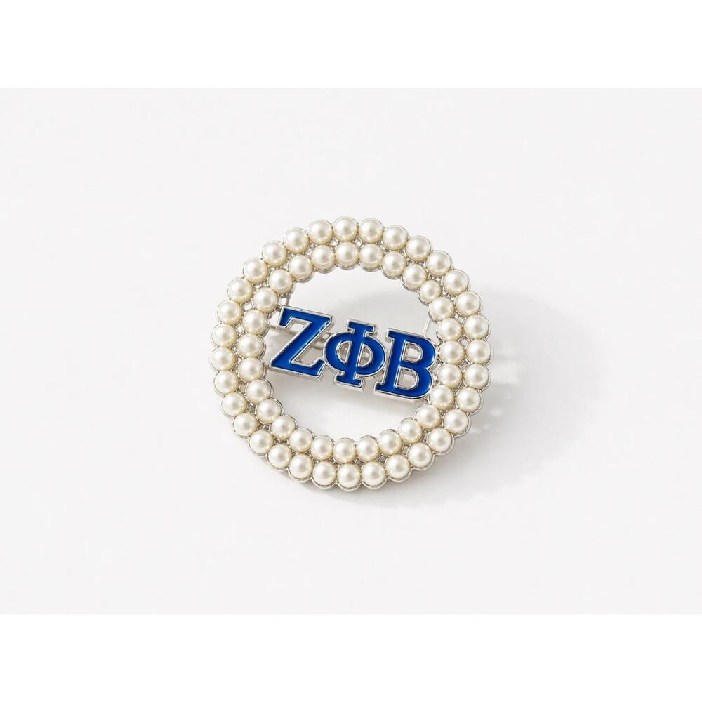Zeta Pearl Brooch Pin
